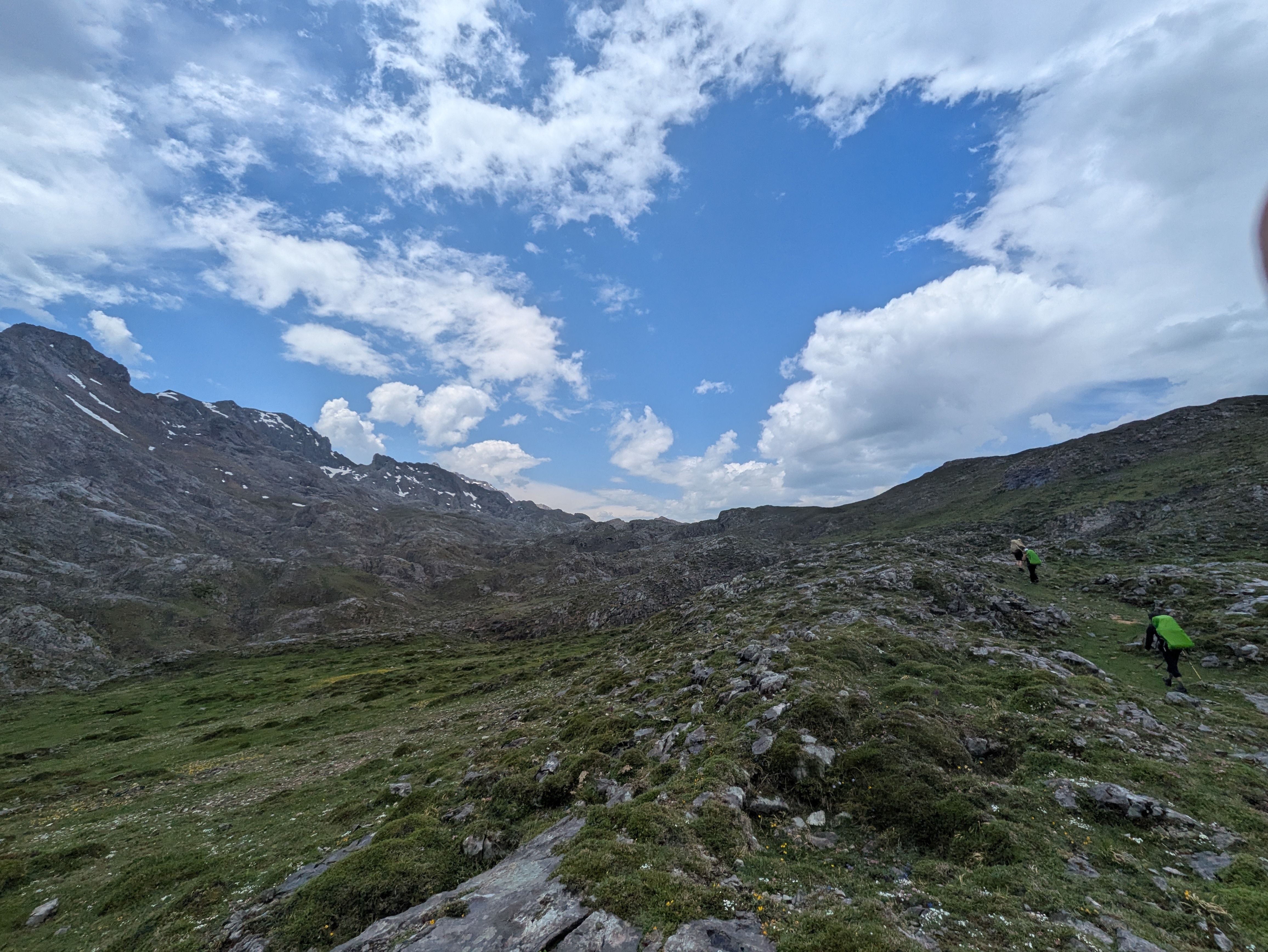 Departure to the mountains