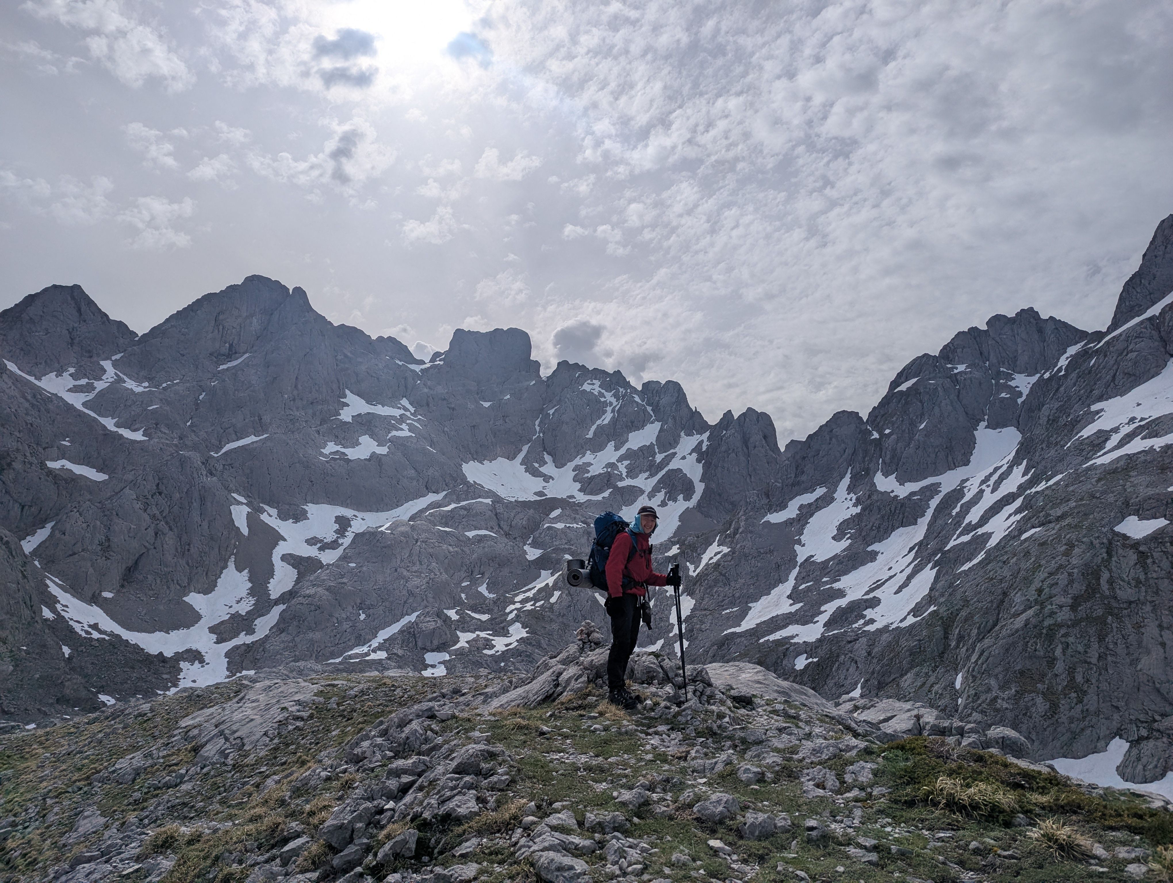 In the middle of the mountain basin