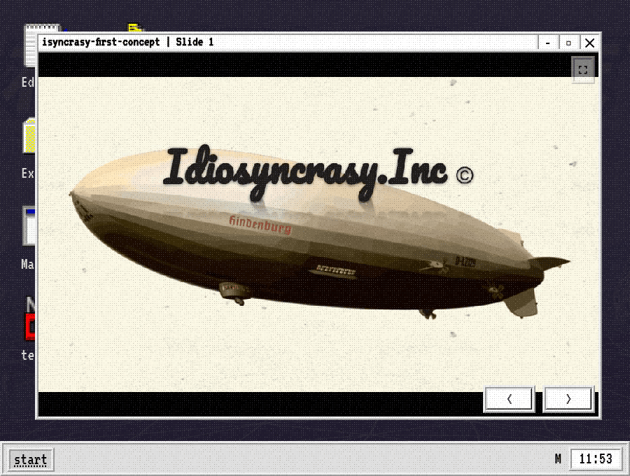 Titelfolie: Idiosyncrasy.Inc