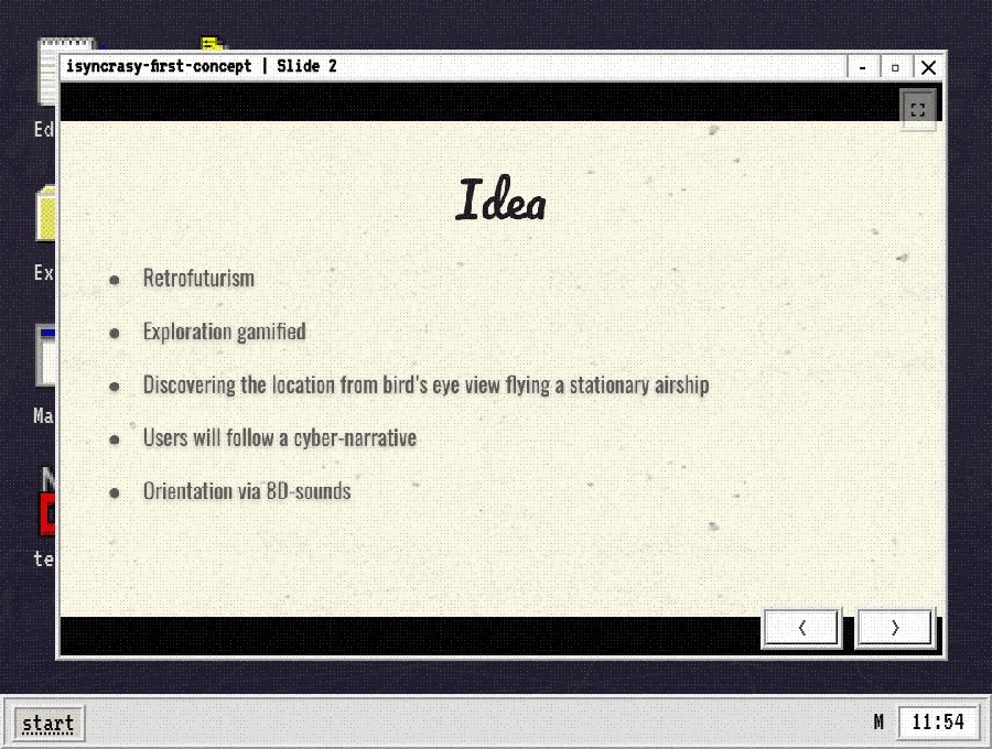Konzeptfolie: Idea
