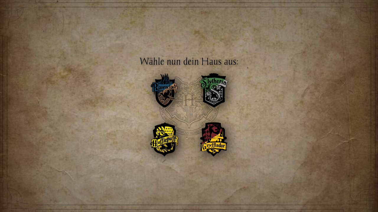 Harry Potter Party Select House