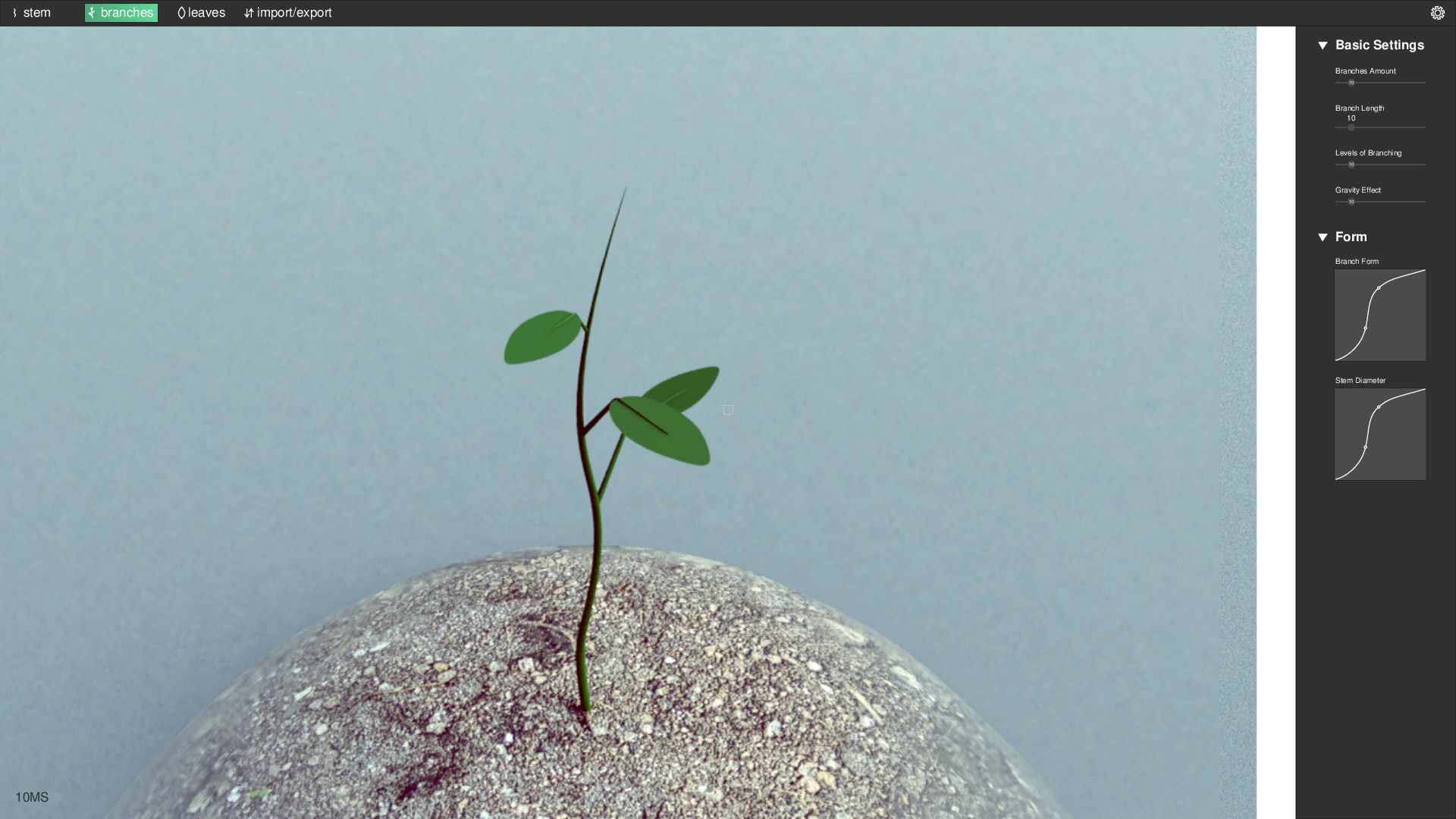 Branches page