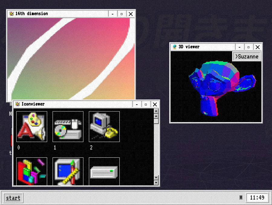 dimension16, Iconviewer und der 3D Viewer