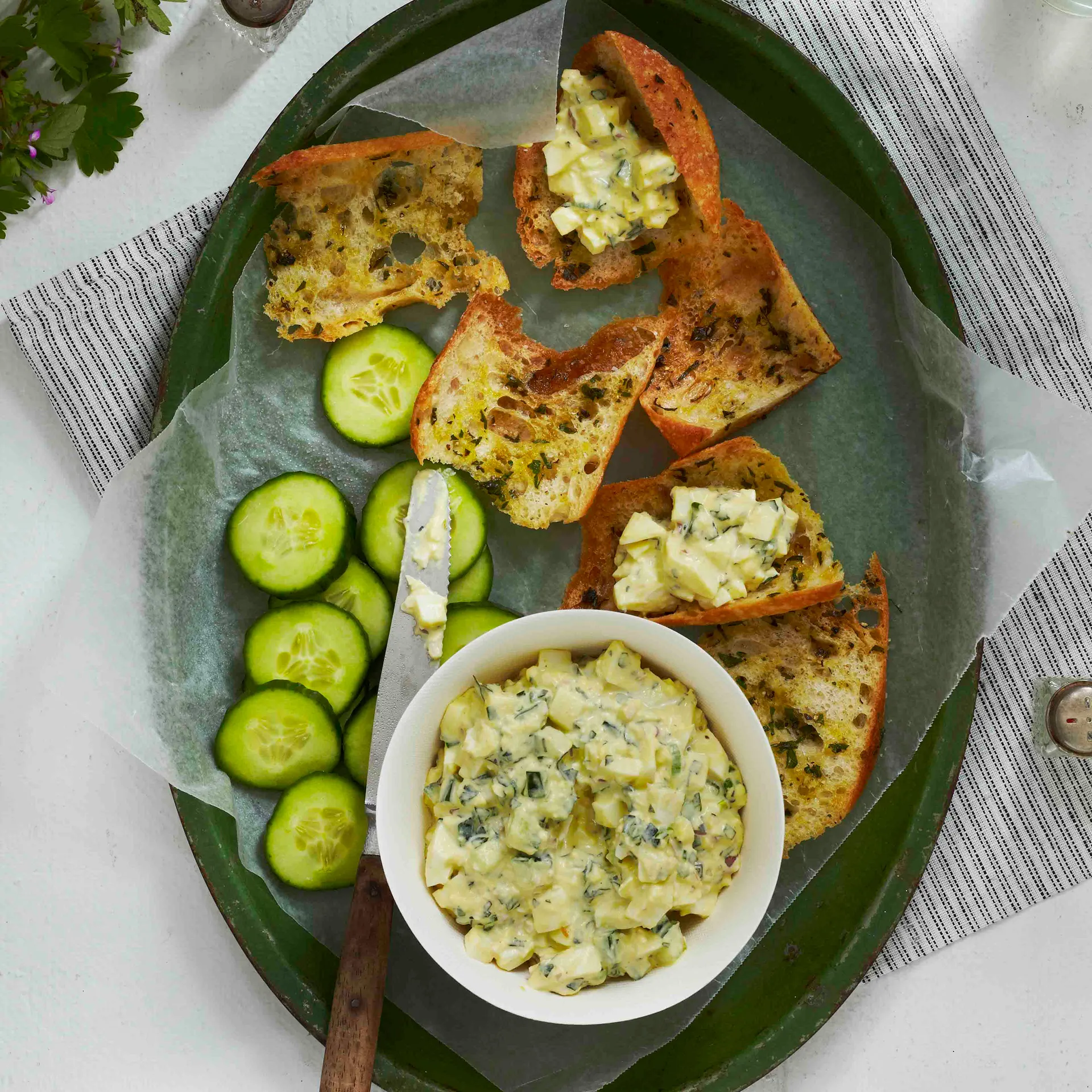 cover for Cucumber-Basil Egg Salad