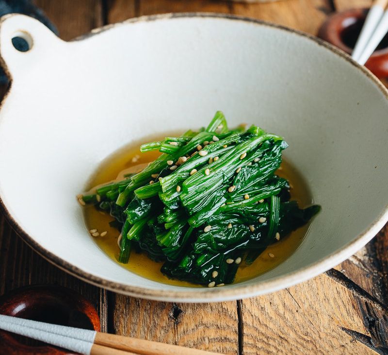 cover for Spinach Ohitashi