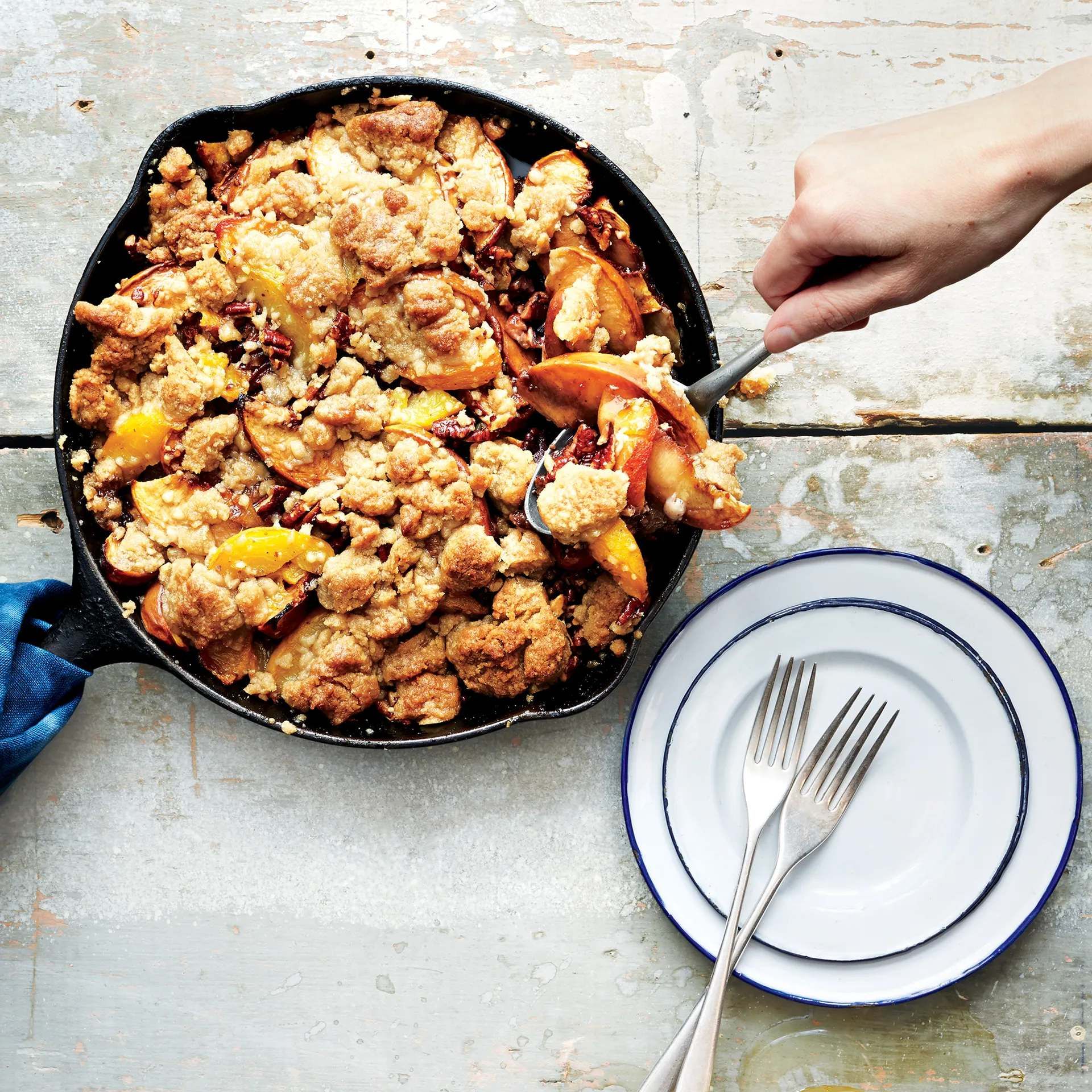 cover for Cast Iron Peach Crisp