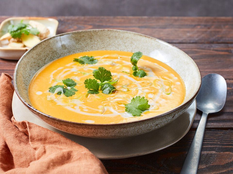 cover for Süß-scharfe Kürbiscremesuppe mit Kokosmilch