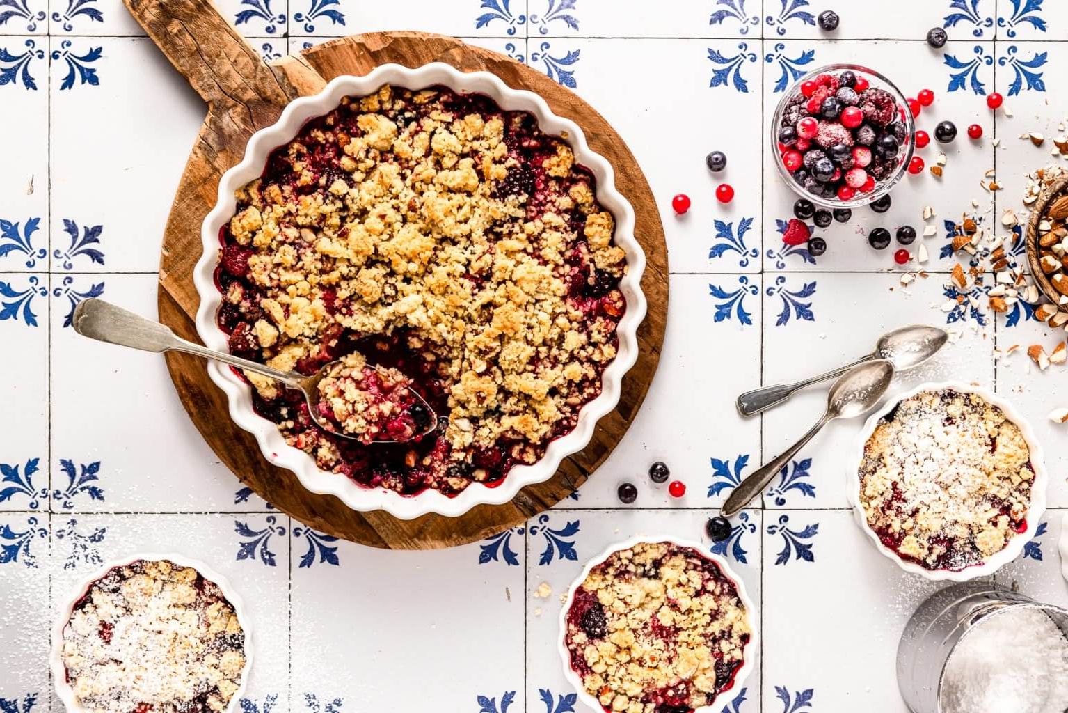 cover for Veganer Beeren Crumble